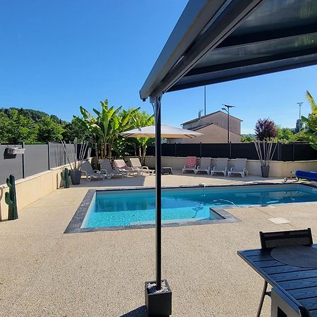 Villa des Oliviers : Sublime villa avec piscine chauffée et privée, terrasse de 185m² Bon-Encontre Exterior foto