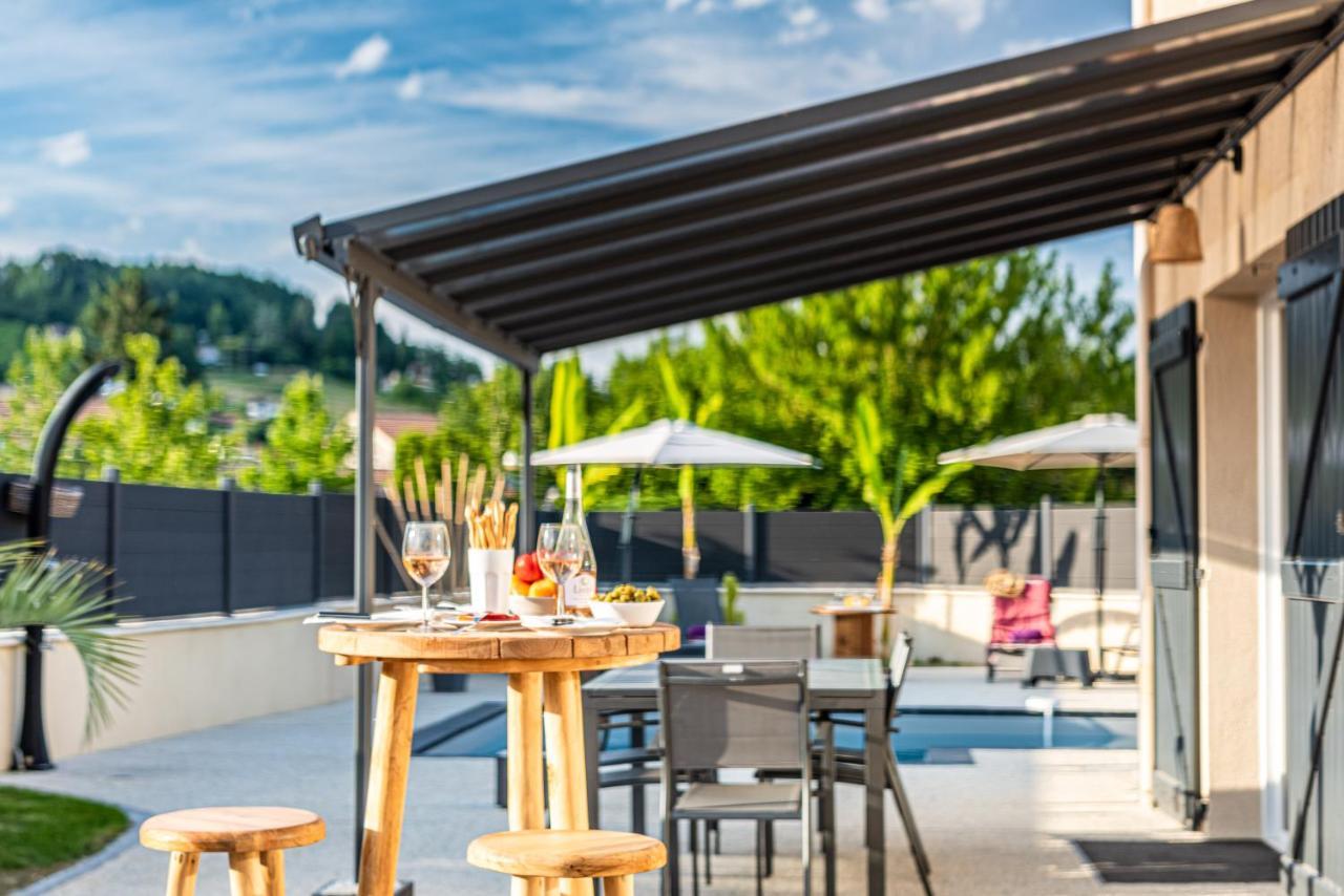Villa des Oliviers : Sublime villa avec piscine chauffée et privée, terrasse de 185m² Bon-Encontre Exterior foto
