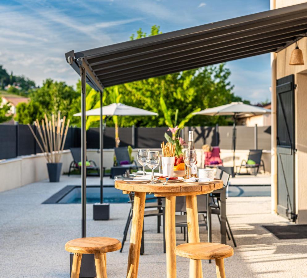 Villa des Oliviers : Sublime villa avec piscine chauffée et privée, terrasse de 185m² Bon-Encontre Exterior foto