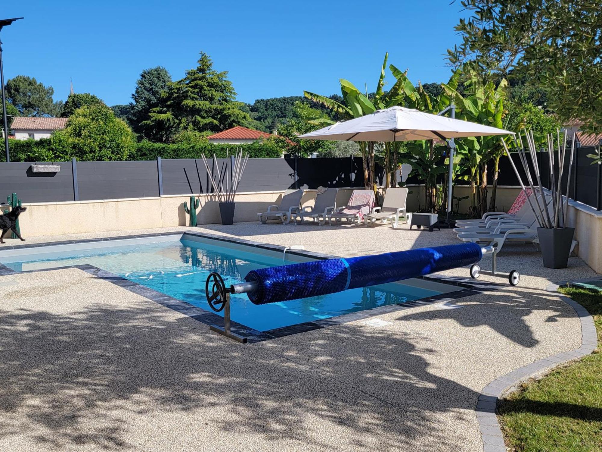 Villa des Oliviers : Sublime villa avec piscine chauffée et privée, terrasse de 185m² Bon-Encontre Exterior foto